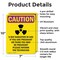 Signmission Radiation & Laser Sign, 10 in H x 7 in W, Aluminum, Rectangle OS-2PACK-CR-A-710-V-10284 - alternate 8